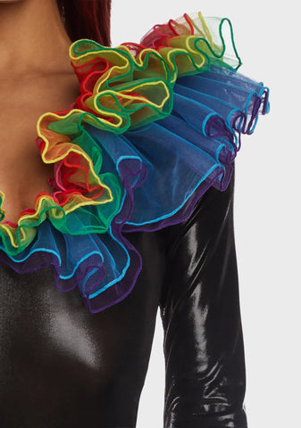 No Contest Tulle Bodysuit