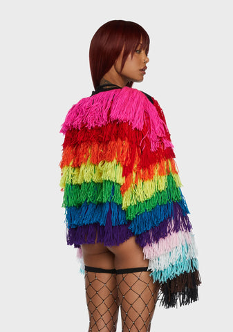 Bold N' Beautiful Fringe Cardigan