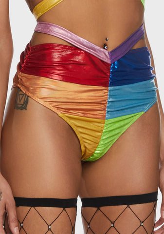 Cheer It Up High-Waisted Shorts