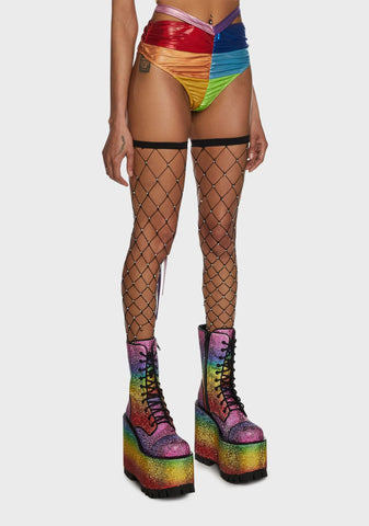 Cheer It Up High-Waisted Shorts