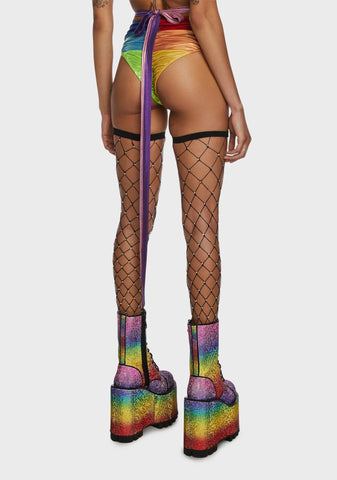 Cheer It Up High-Waisted Shorts