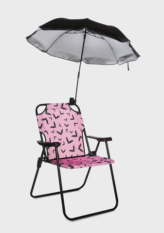 Bat Behavior Chair With Umbrella