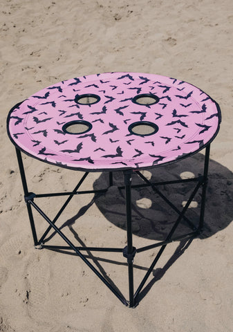 Bat Behavior Fold Out Table - Pink