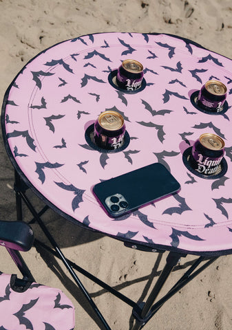 Bat Behavior Fold Out Table - Pink