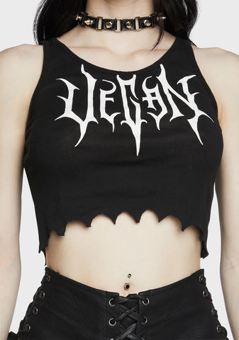 Vegan Vixen Crop Tank