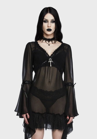 Mystic Maiden Mini Dress