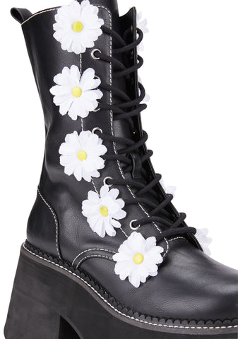 After The Rain Combat Boots