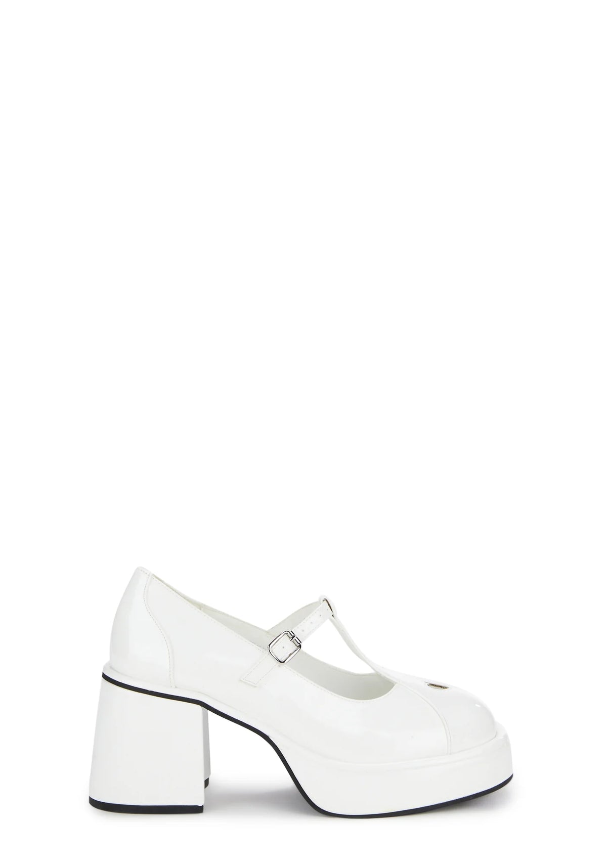 Hopscotch Kid Mary Janes - White