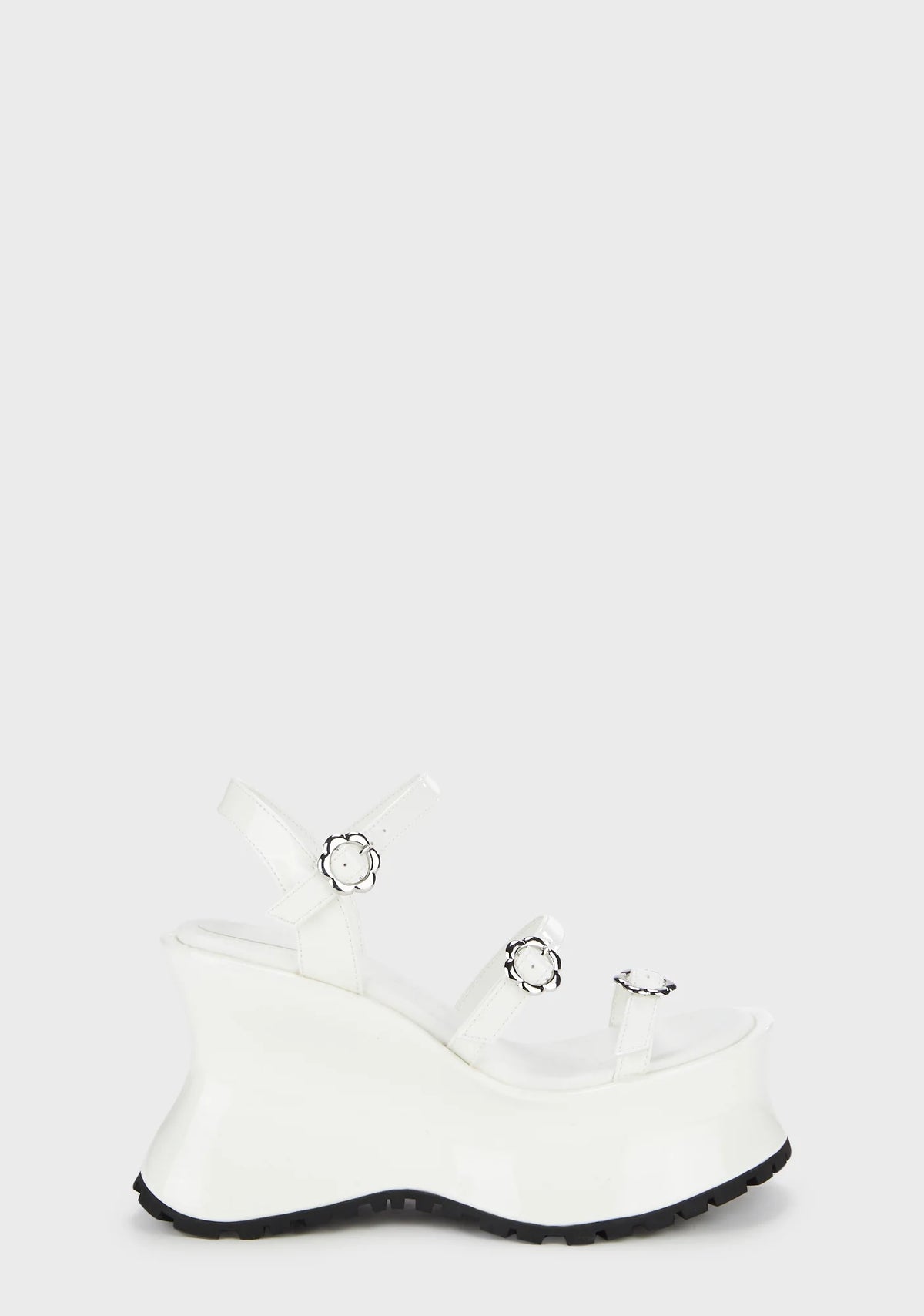 Sightseeing Platform Sandals - White