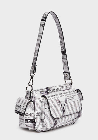 Breaking News Shoulder Bag