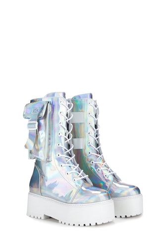 Slayr Hi Desert Boots - Holo