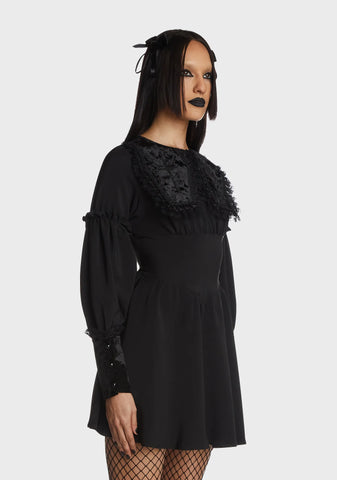 Coffin Collar Gothic Doll Dress