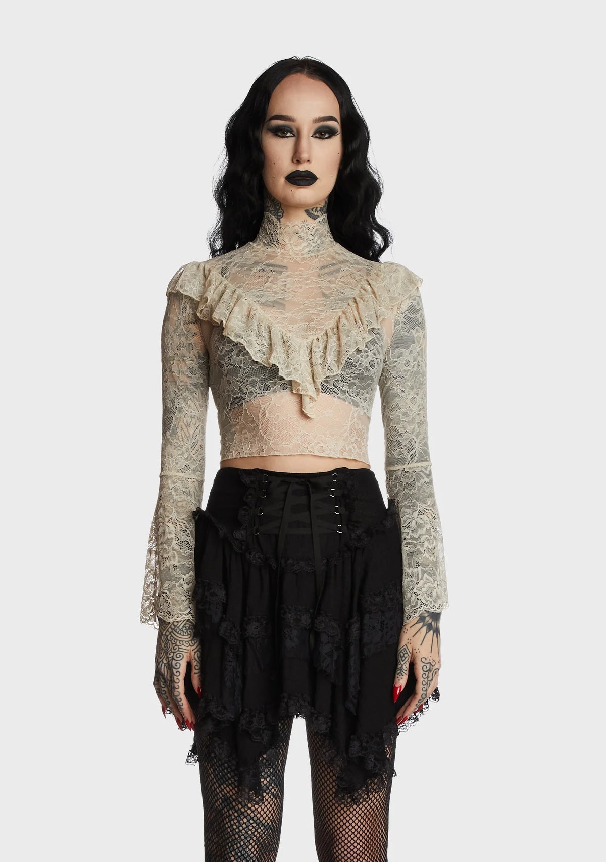 Sealing Spell Lace Blouse - Off White