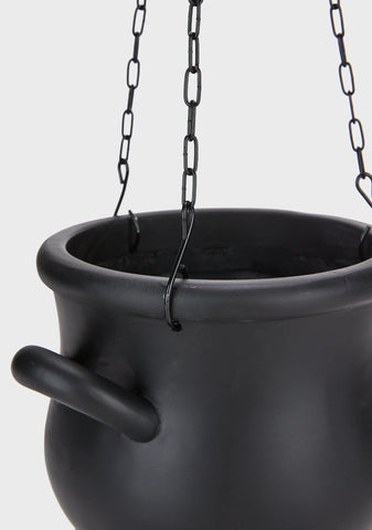 Crafty Witch Hanging Planter