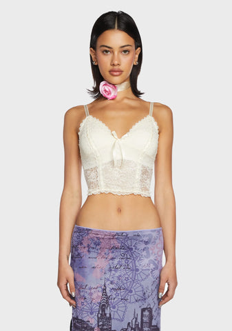 Chelsea Morning Cami Top - White