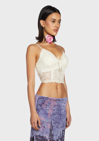 Chelsea Morning Cami Top - White