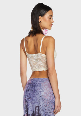 Chelsea Morning Cami Top - White