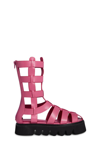 Shiloh Gladiator Sandals- Pink