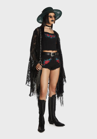 Grateful Heart Denim Shorts