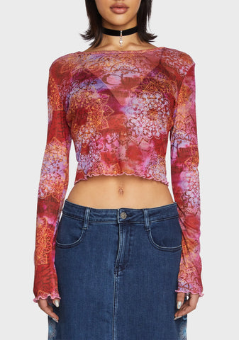 Melting Pot Mesh Top