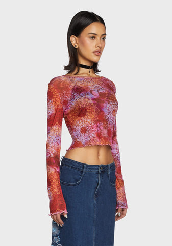 Melting Pot Mesh Top