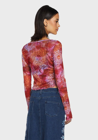 Melting Pot Mesh Top