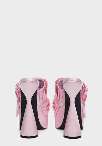 Her Majesty Satin Mules