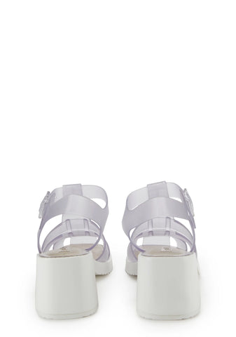 Olivia Translucent Sandals