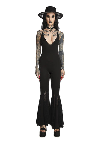 Coven Besties Flared Jumpsuit
