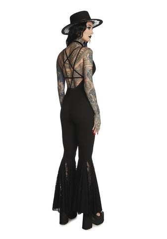 Coven Besties Flared Jumpsuit
