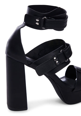 Striking Poses Platform Heels