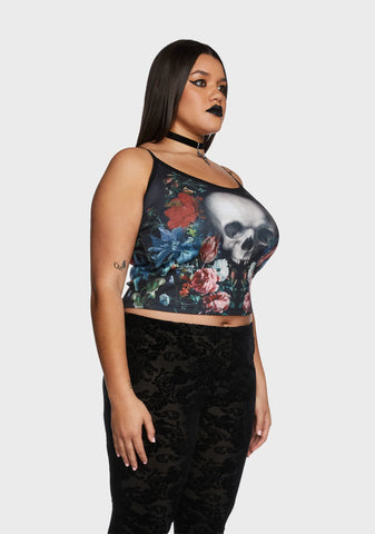 Plus Blooming Demise Cami Tank