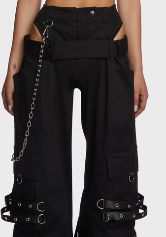 Underworld Cut-Out Cargo Pants