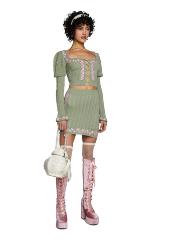 Crown Jewel Knit Top