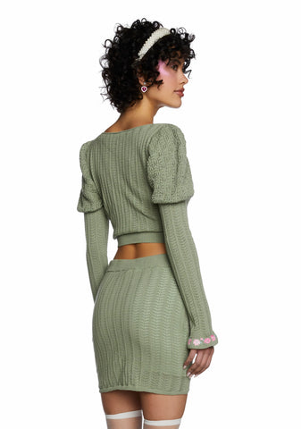 Crown Jewel Knit Top