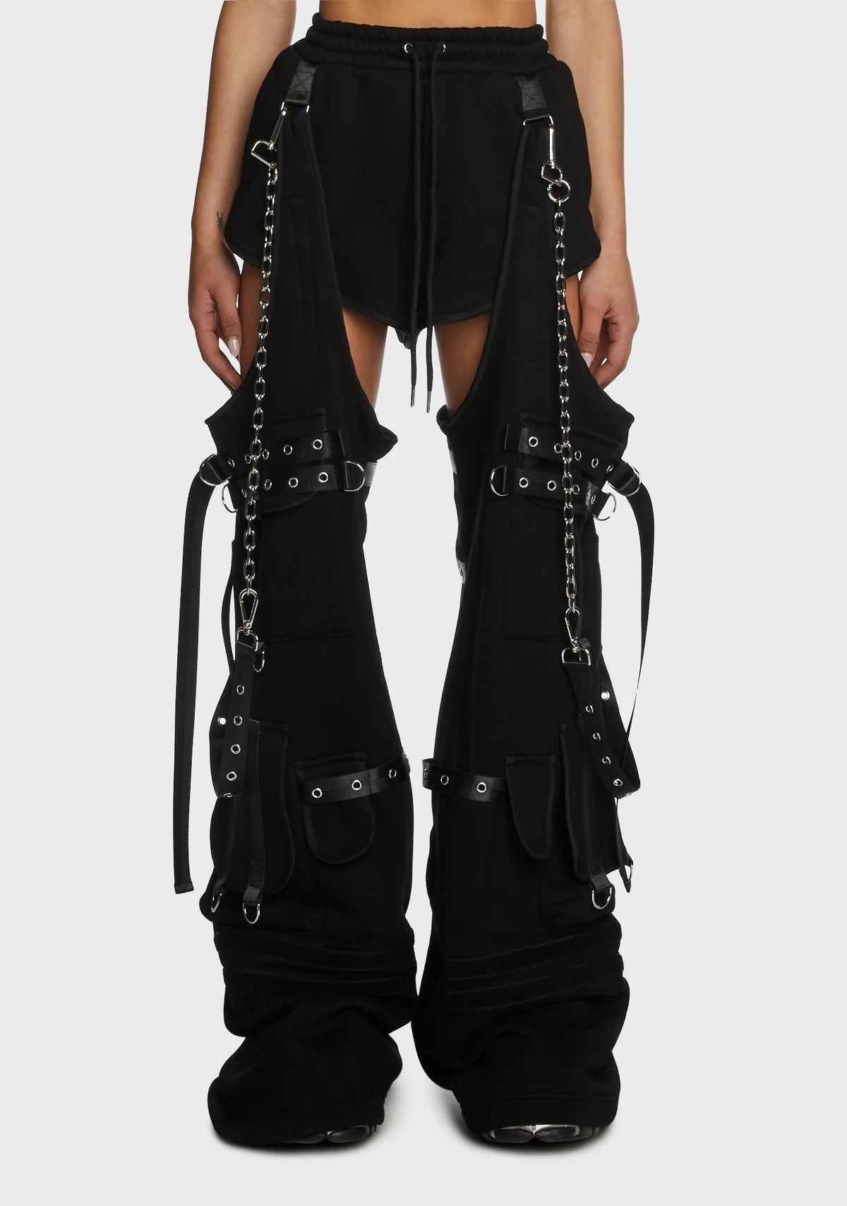 Raider Oversized Shorts With Detachable Legs