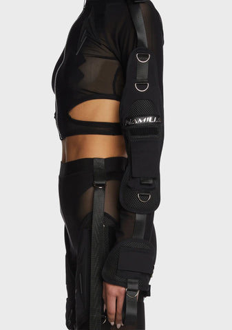 Raider Pocket Cage Stretch Top