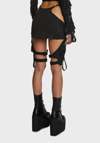 Raider Pocket Cage Mini Skirt