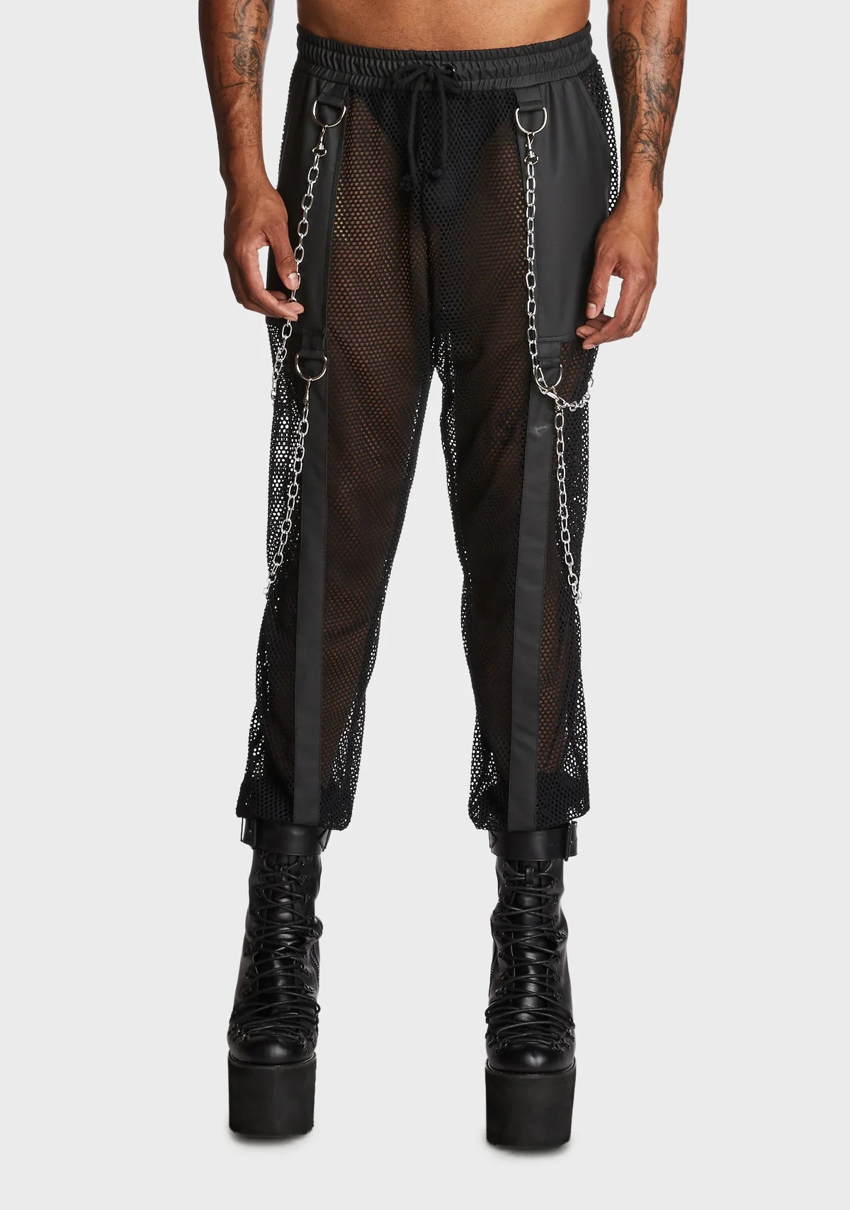 Naughty Nights Unisex Fishnet Joggers