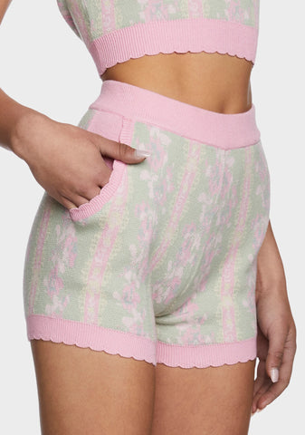 Tea And Secrets Shorts Set