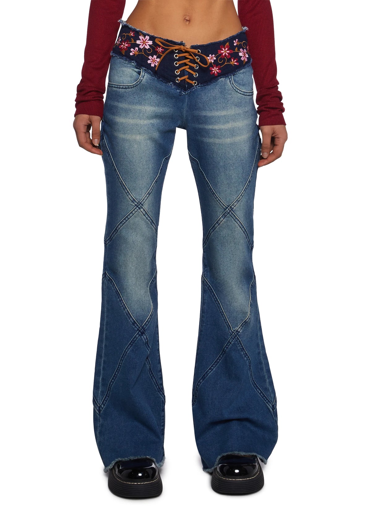 Concrete Jungle Flared Jeans
