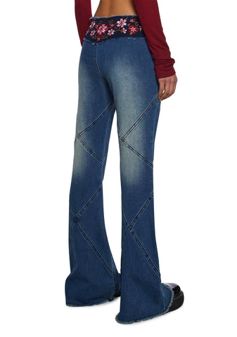 Concrete Jungle Flared Jeans