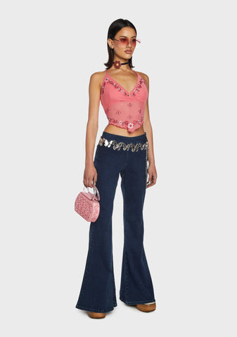 Big City Romance Halter Top