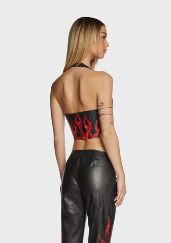 Angel Aflame Halter Top