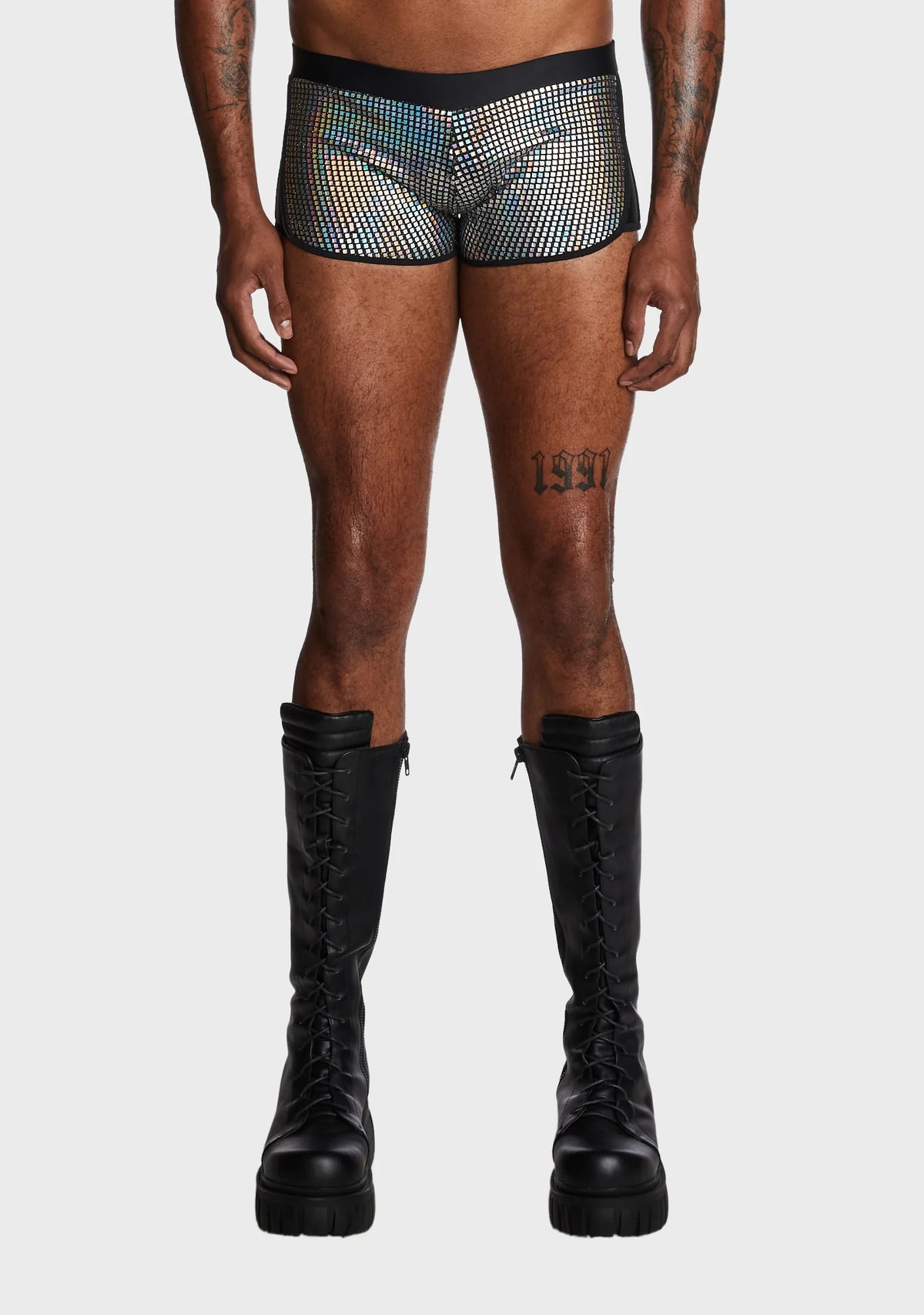 Disco Time Mens Booty Shorts