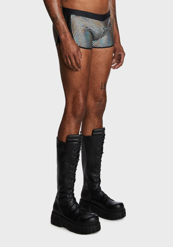 Disco Time Mens Booty Shorts