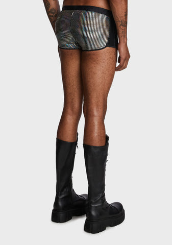 Disco Time Mens Booty Shorts
