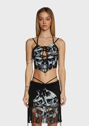 Bone Chilling Halter Top