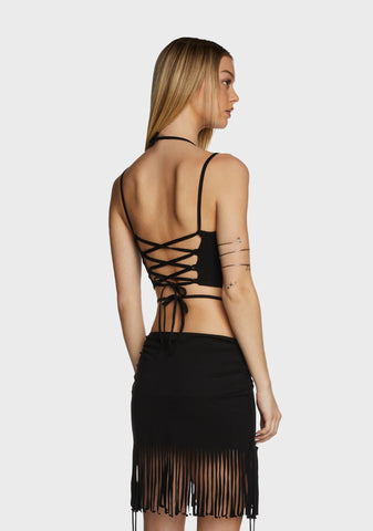 Bone Chilling Halter Top