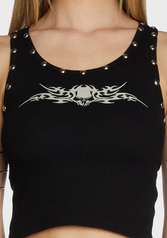 Hell Ride Cropped Tank